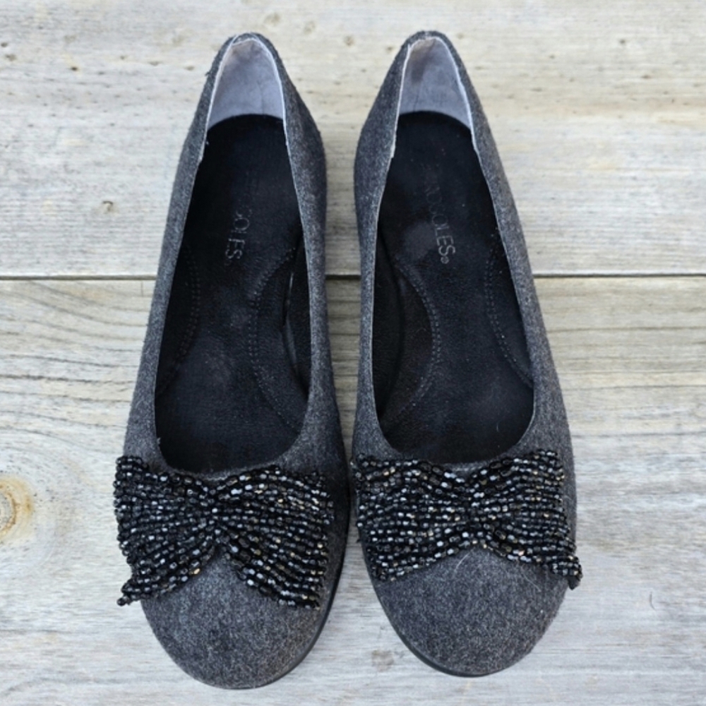 AEROSOLES Imbeccable Moody Coquette Feminine Comfort Ballet Flats 7M